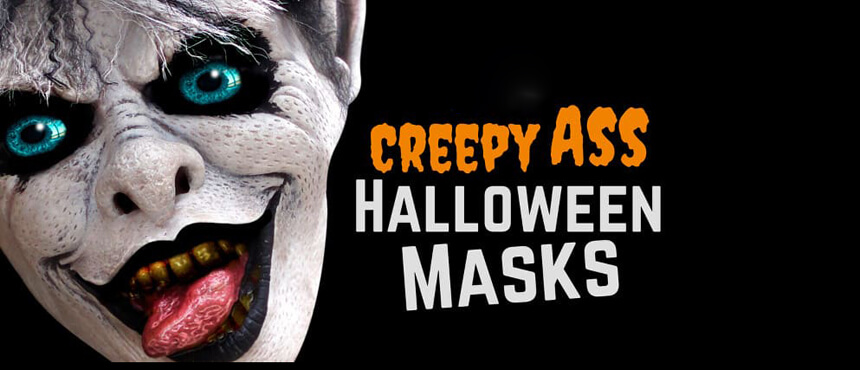 custom halloween face masks