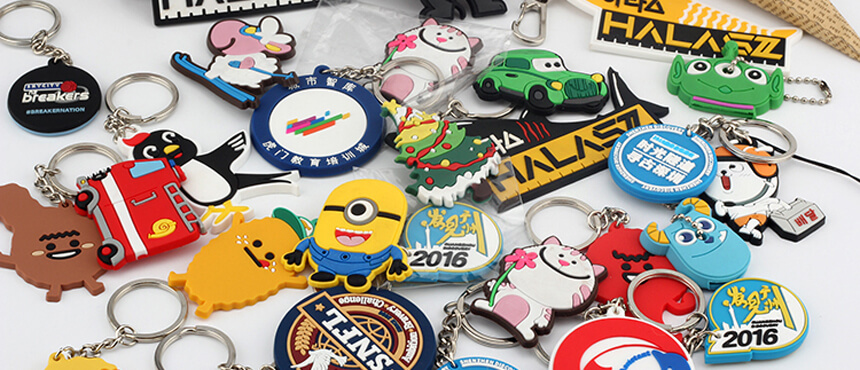 promotional gifts custom soft skin key chain