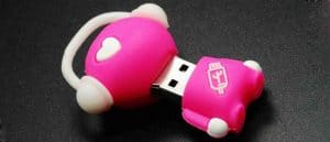 custom soft case cartoon USB flash memory