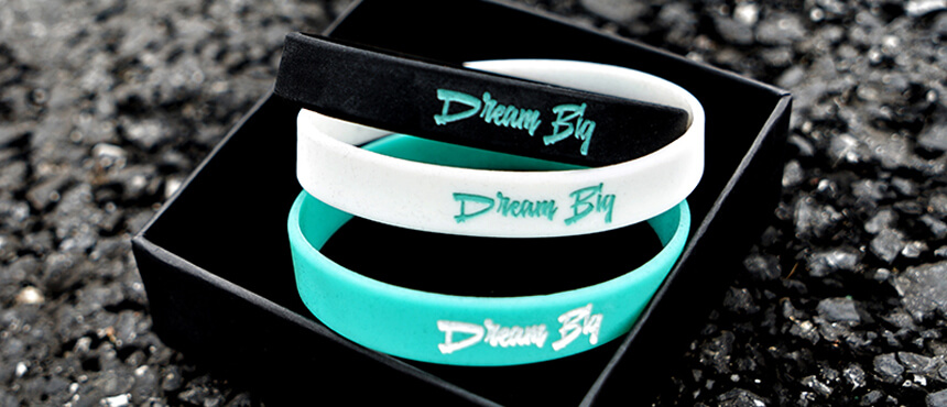 silicone bracelets rubber writbrands