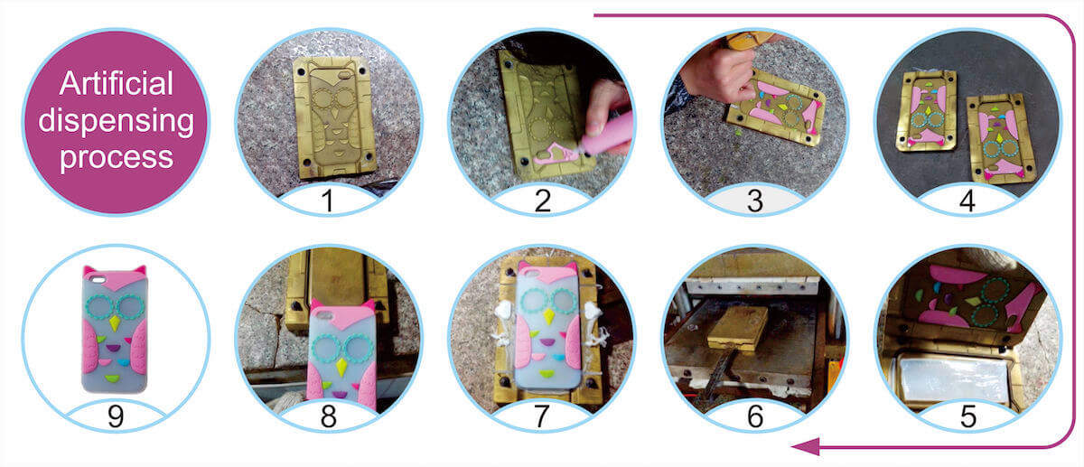 ARTIFICIAL DISPENSING Silicone PROCESS