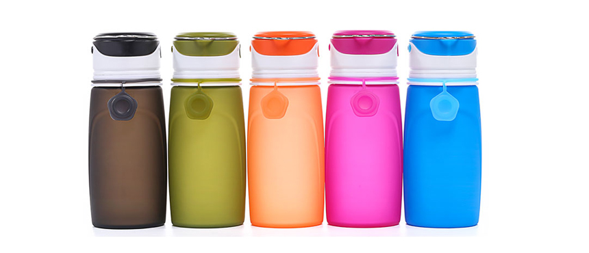 foldable silicone water bottle