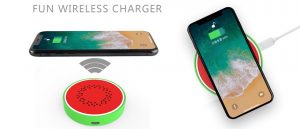 Make your own watermelon design wireless charger creative gifts soft skin