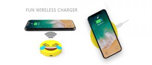 custom emoticon wireless charger fun gifts ideas soft skin