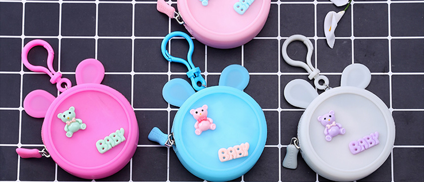 Mini silicone purse candy bag small gifts