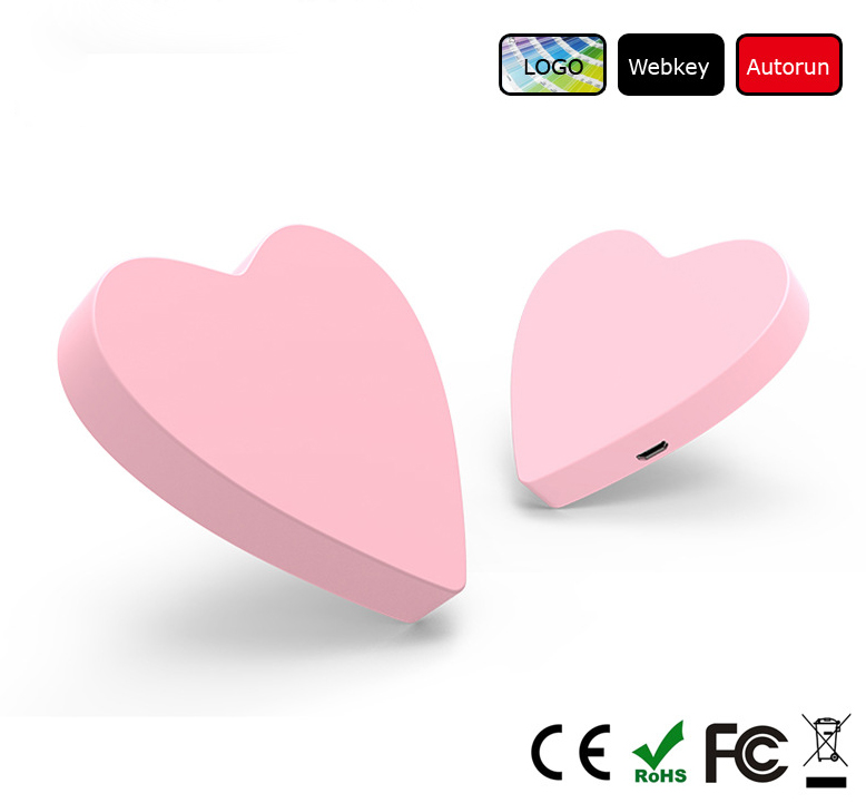 Heart design cartoon wireless charger