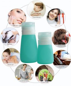 silicone travel bottles FDA silicone