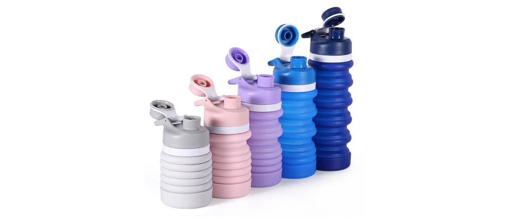 foldable silicone water bottle