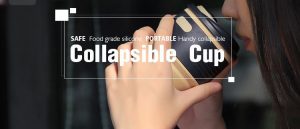 Silicone collapsible cup coffee