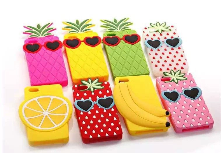 fruit silicone phone case
