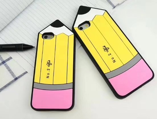 pen design silicone phone case