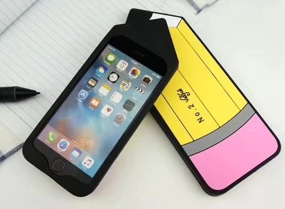 pen design silicone phone cases