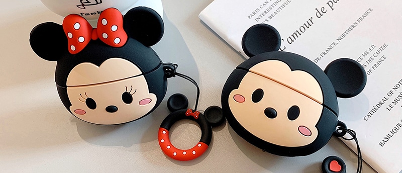 Cute silicone airpods case cover