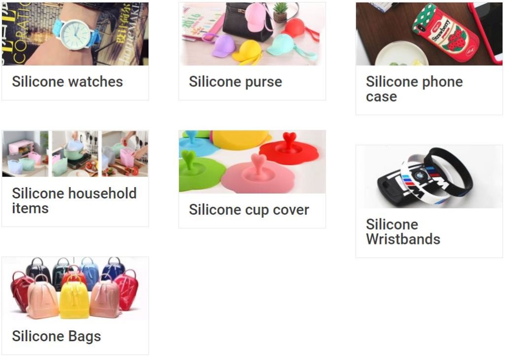 customized silicone products