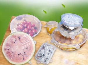 kitchen reusable silicone stretch lids set