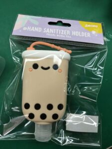 Silicone hand sanitizer bottle case