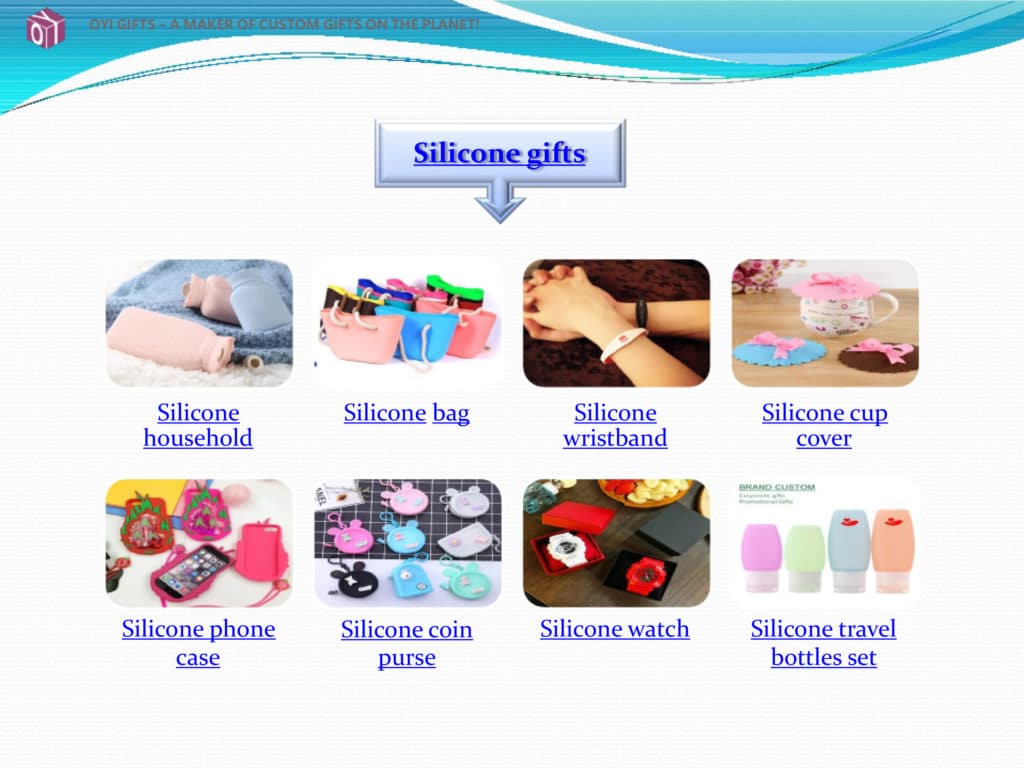 OYI Gifts silicone promotional products gifts show