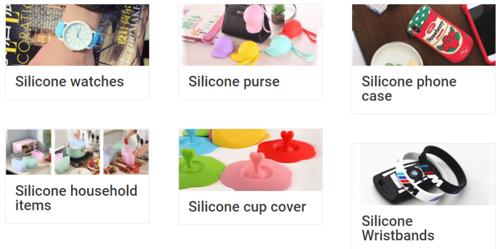 silicone products