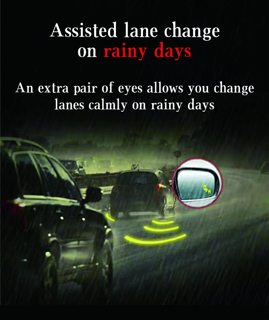 blind spot assist 4 BSD on rainy days