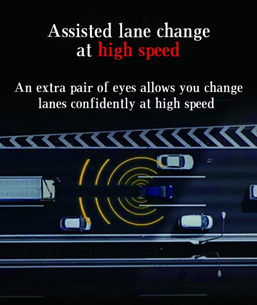 8 Assisted lane change at high speed