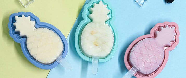 pineapple design silicone popsicles mold