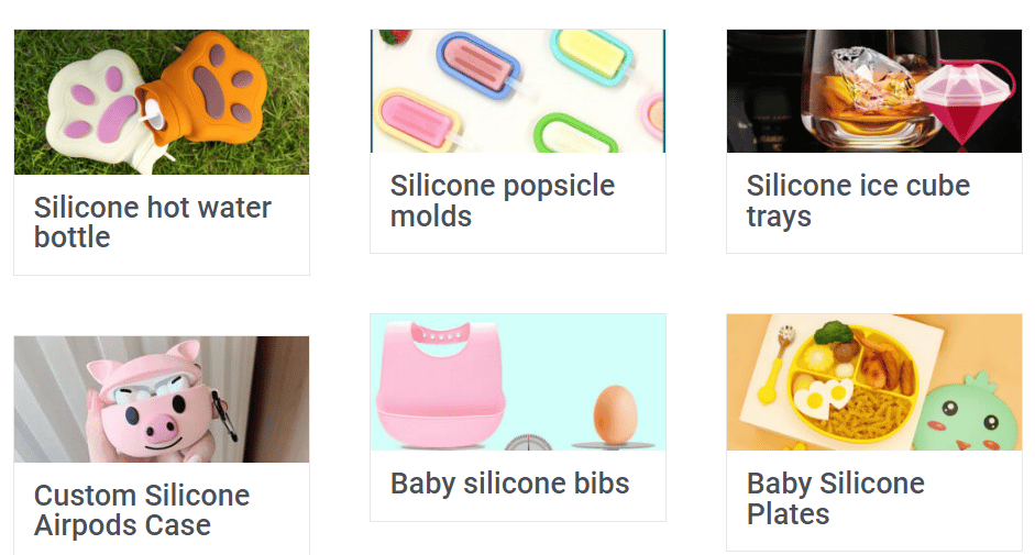 silicone products