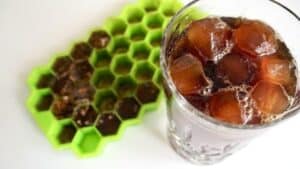 silicone ice mold coffee cubes