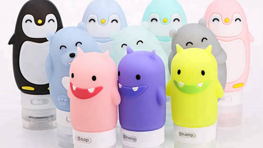 Silicone Shampoo Bottles